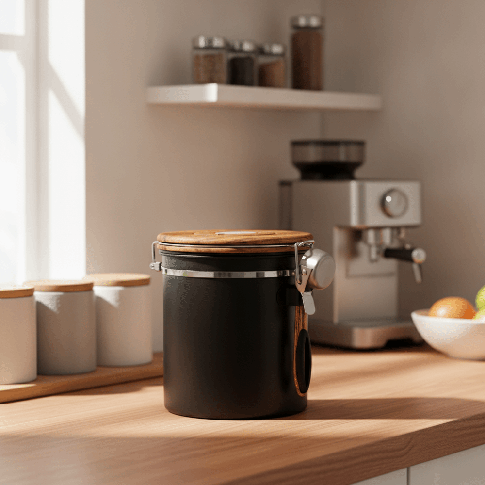 Coffee Bean And Tea Leaf - Contenitore per Caffè in Acciaio Inox