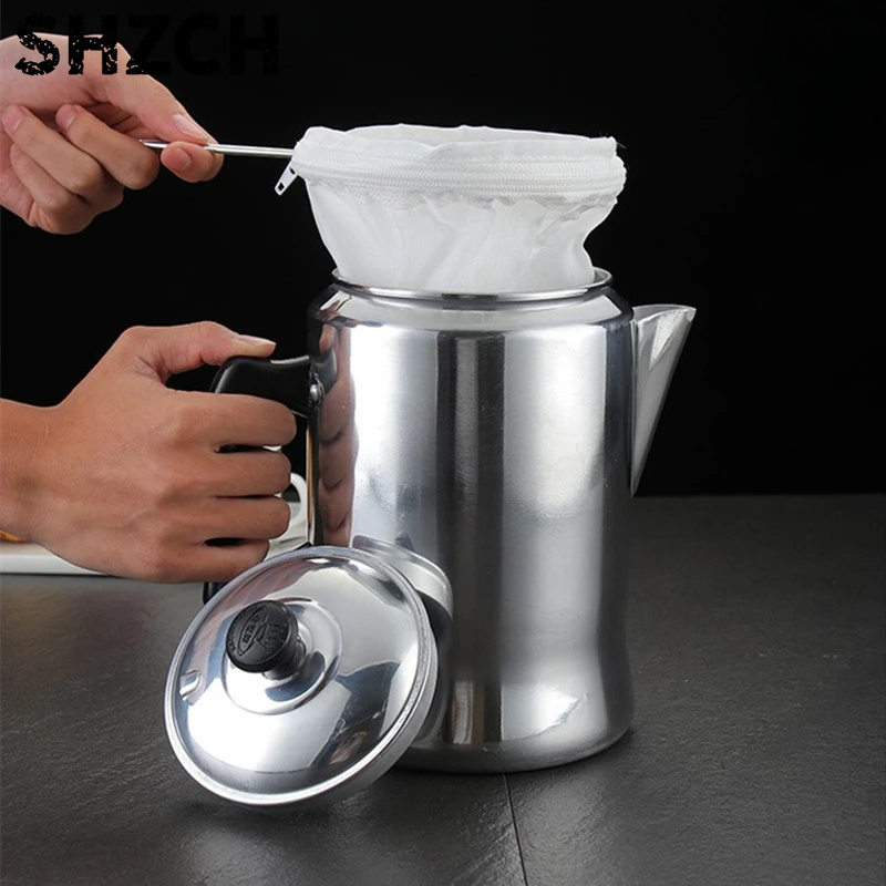 Coffee Tea Hong Kong - Caffettiera Stile Hong Kong in Lega