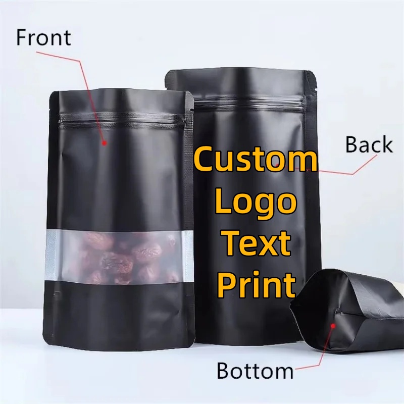Coffee Tea House - 100 pezzi stand-up nero opaco foglio