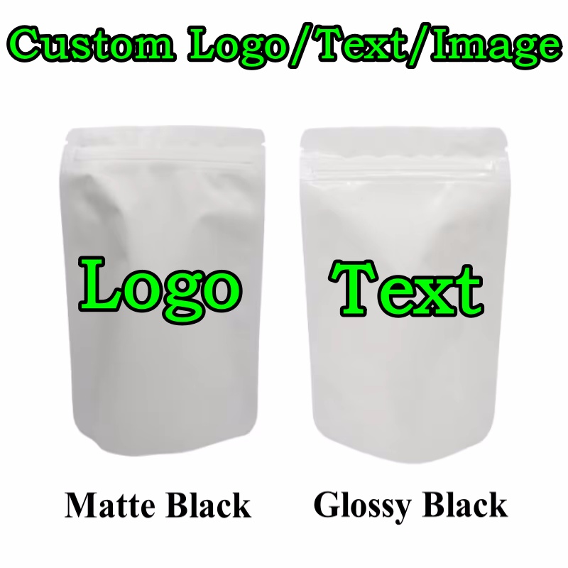 Coffee Tea House - 100 Sacchetti Doypack in Alluminio Bianco