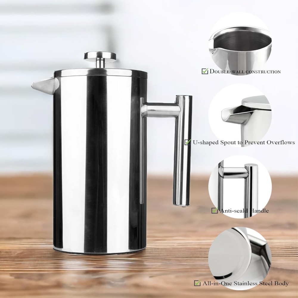 Caffettiera French Press, in a - French Press Coffee & Tea recensione e prezzo
