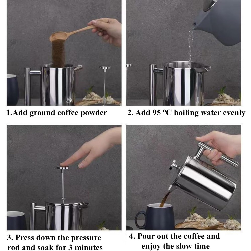 Caffettiera French Press, in a - French Press Coffee & Tea recensione e prezzo