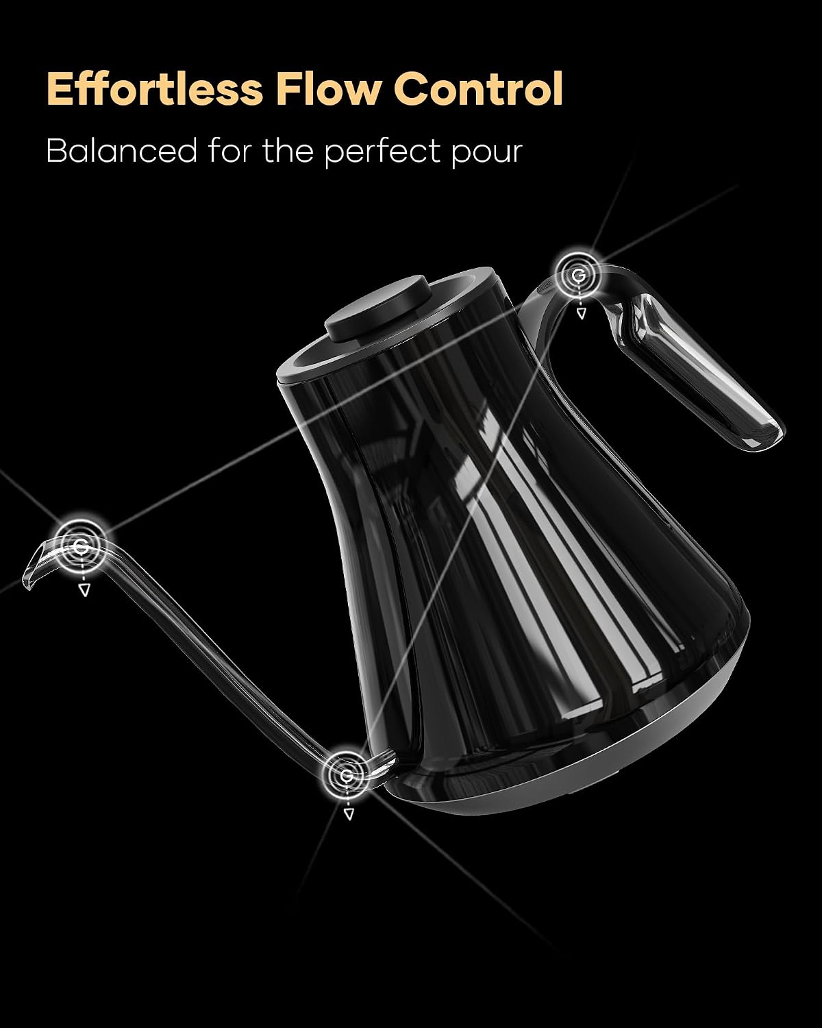 Bollitore elettrico a collo d' - Coffee Tea Brew recensione e prezzo