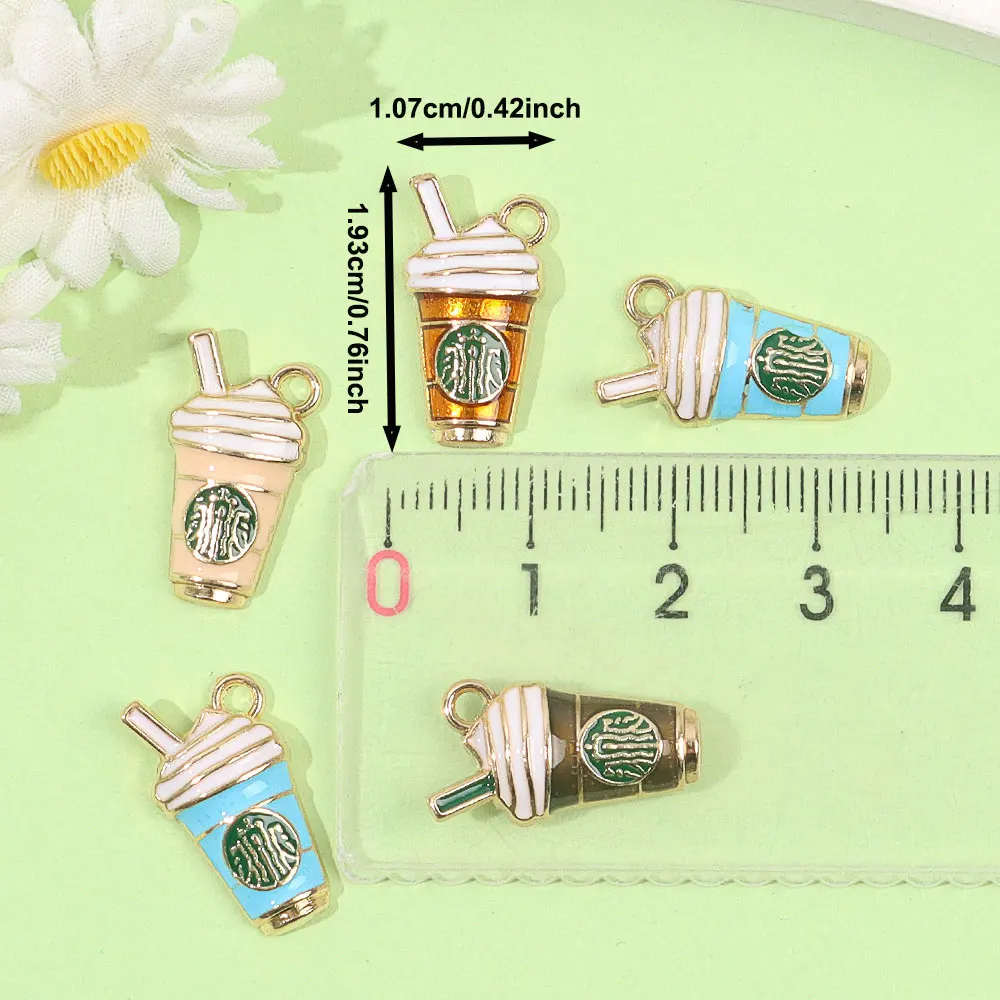 3/6/12 pezzi Ciondolo decorati - Coffee Tea Mugs recensione e prezzo
