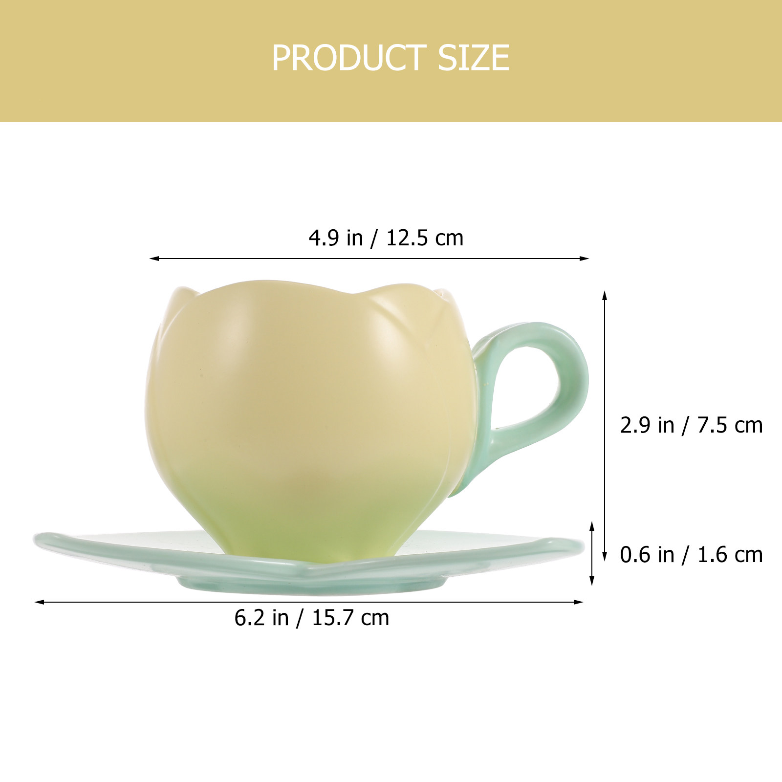 Set di Tazze da Caffè in Ceram - Coffee Tea Drinks recensione e prezzo