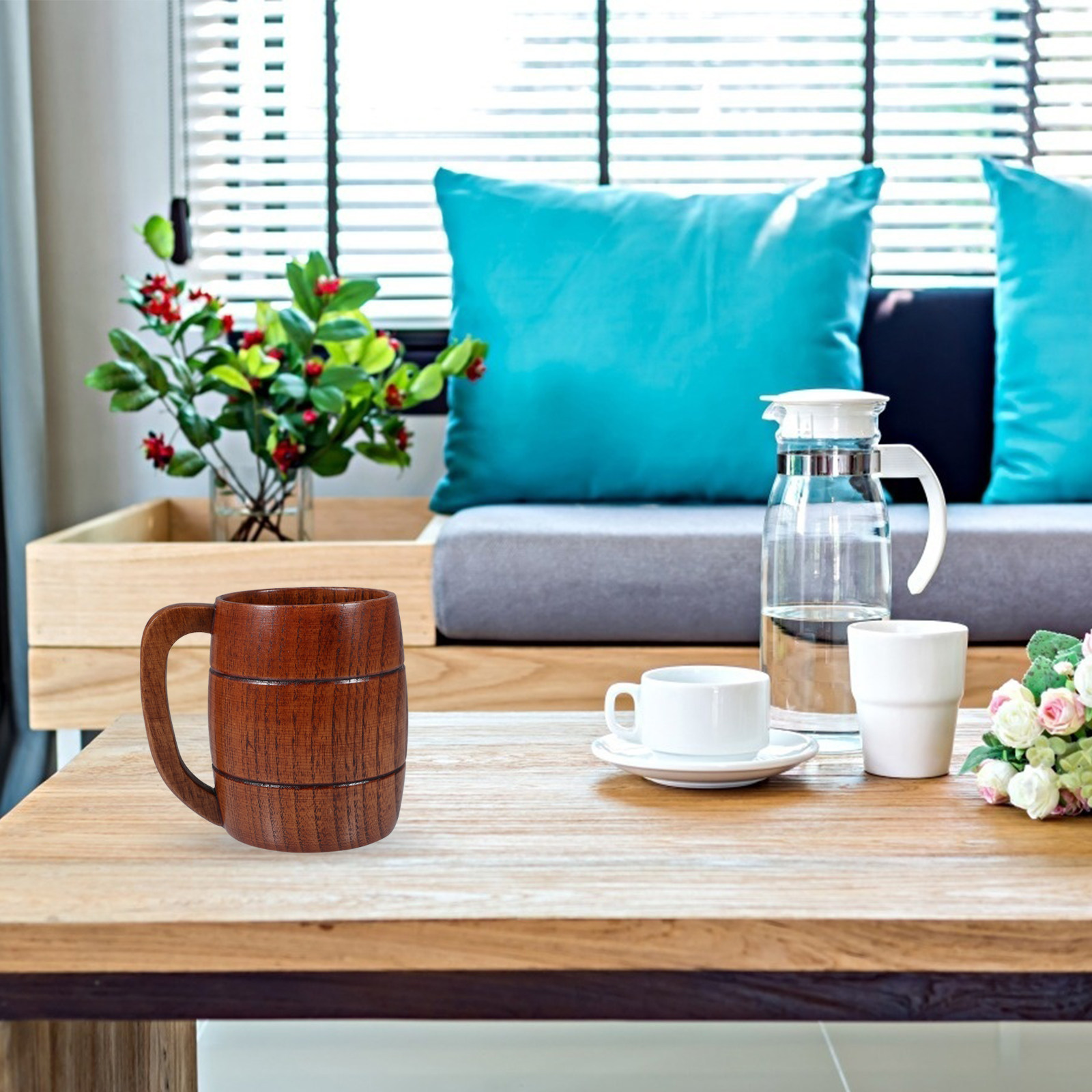 Tazza in Legno per Birra, Caff - Coffee Tea Drinks recensione e prezzo