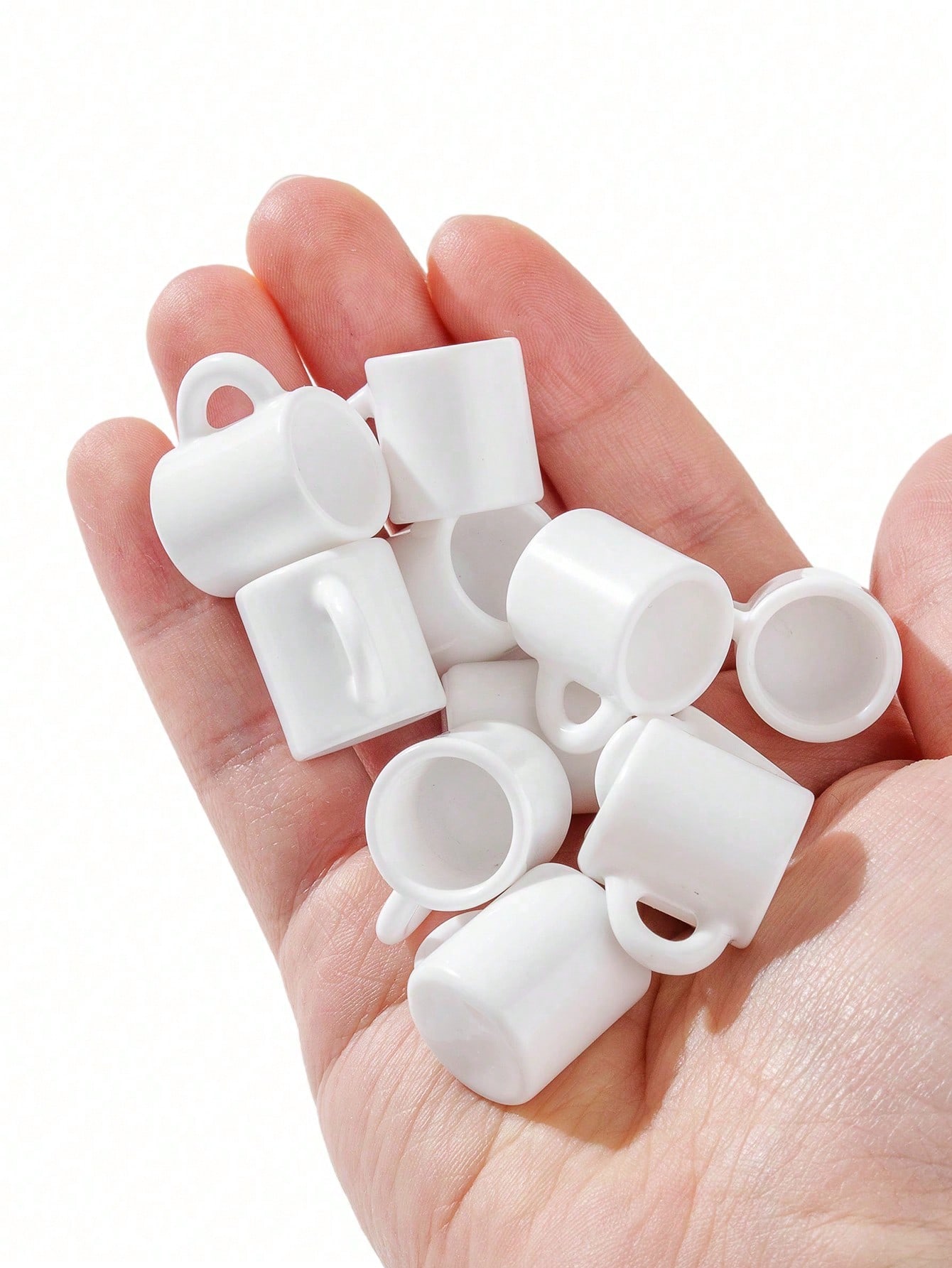 10 tazze bianche in miniatura  - Coffee Tea Mugs recensione e prezzo
