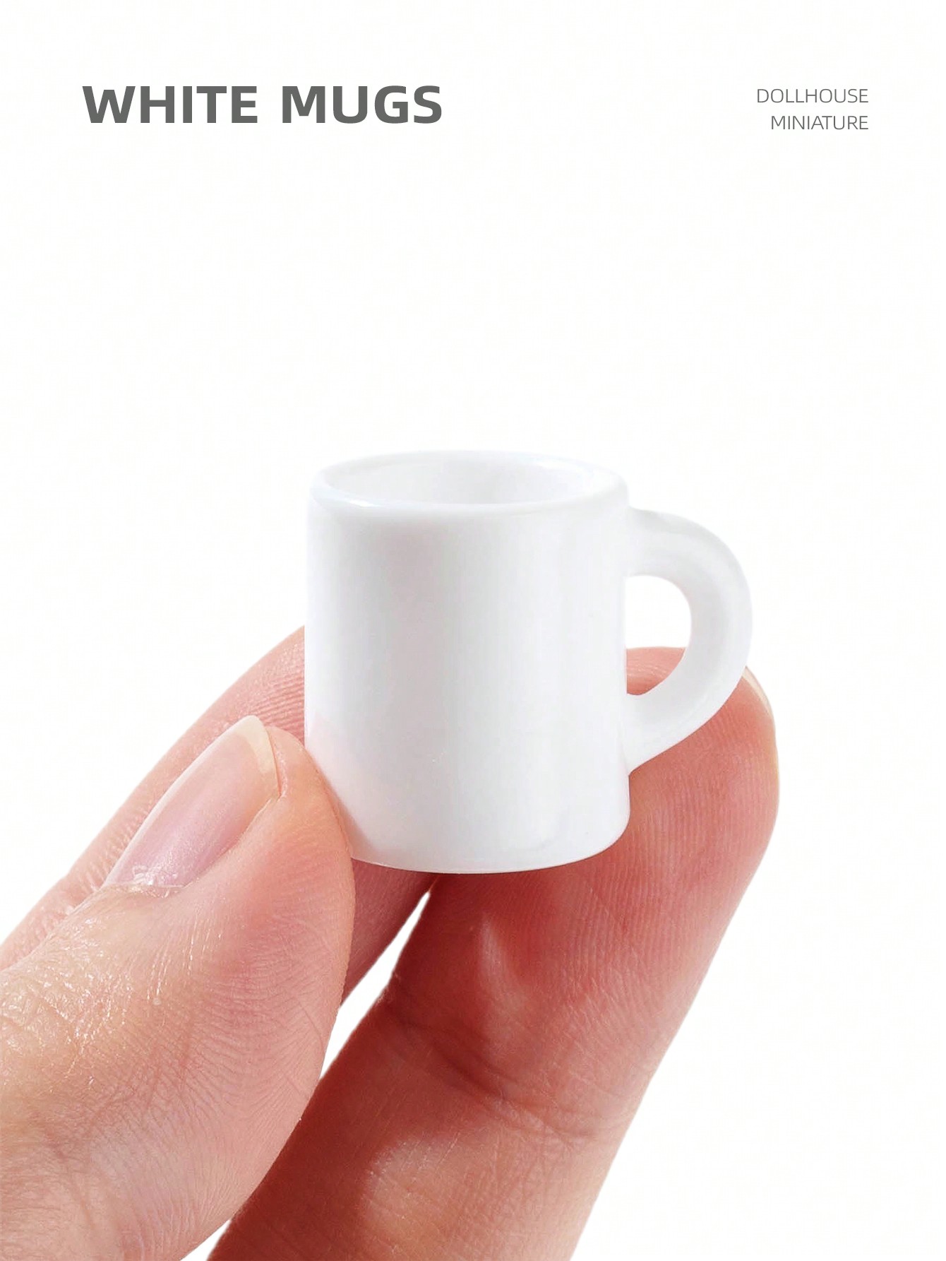 10 tazze bianche in miniatura  - Coffee Tea Mugs recensione e prezzo